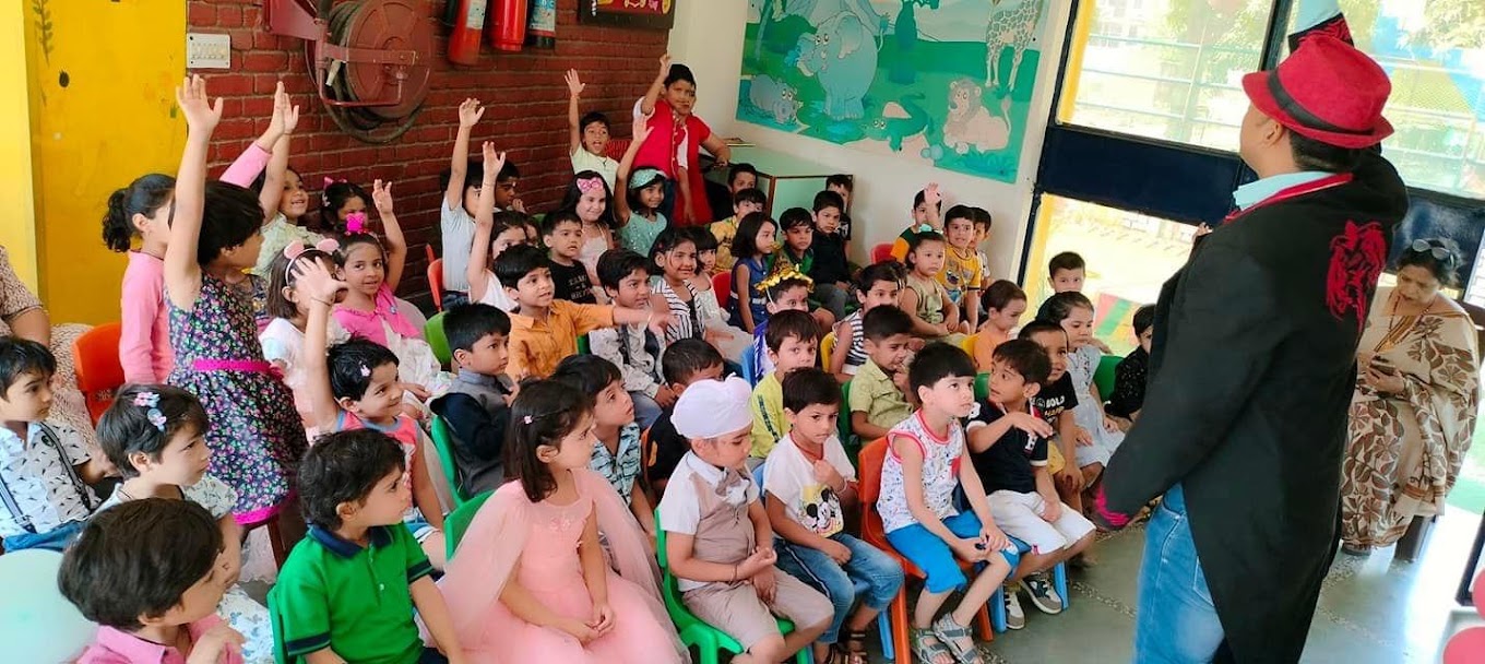 Classroom moment with young learners at Grandmaa's Preschool & DayCare, Greater Noida