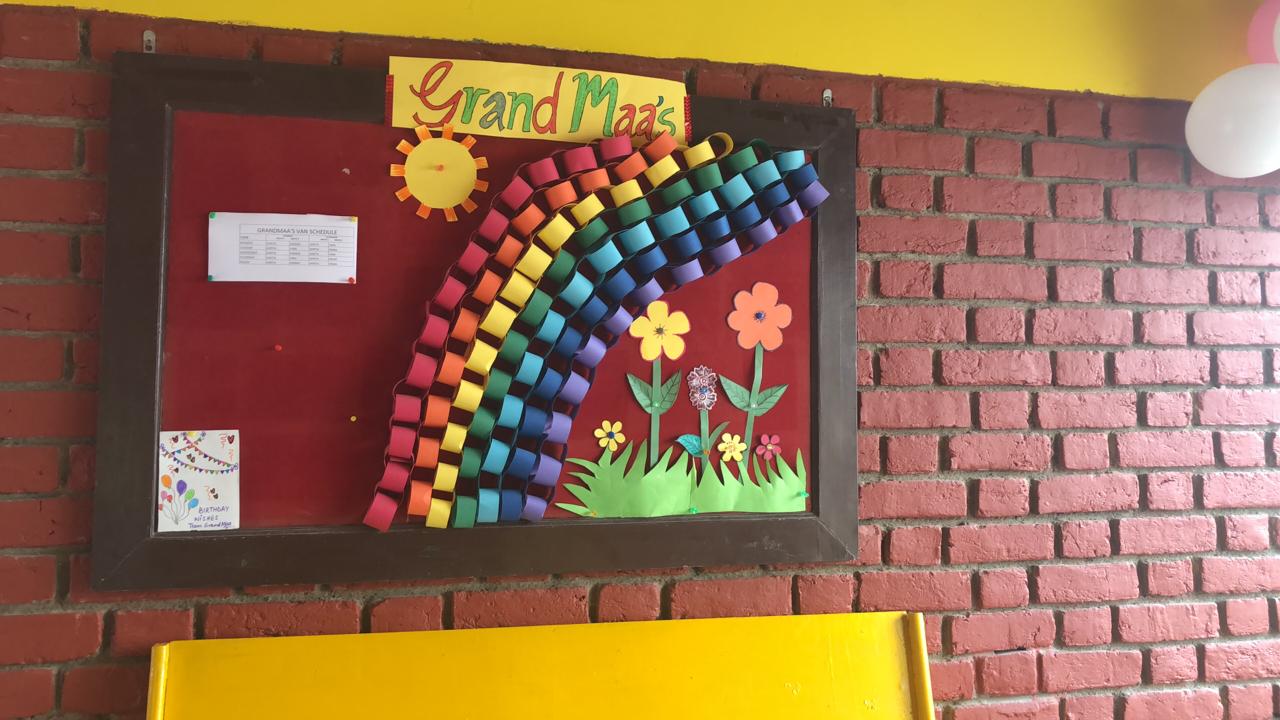 School activity with young children at Grandmaa's Preschool & DayCare, Greater Noida